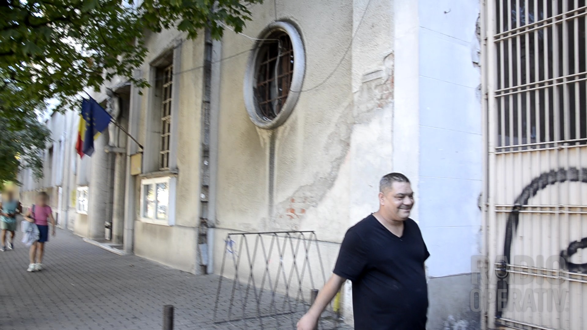 Bărbatul care a interpelat angajatul Radio Operativ, în ziua documentării
